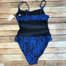 Snake Print Mesh One Piece NWT