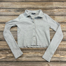 Brandy Melville Ribbed Cropped Long Sleeve