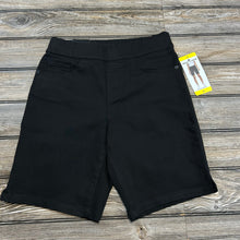 DKNY Jeans Bermuda Shorts Pull on Black Stretch, Small