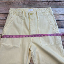 Mother Patch Pocket Private Ankle Fray , Sun Yellow, 26 NWOT