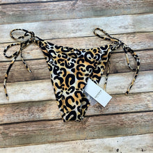 Women's Bond-Eye Yellow/Black/Gold Swimsuit Bottoms (with ties) Size: M