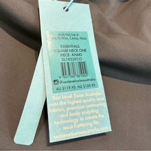 Sea Level Square Neck One-Piece Swimsuit, Size 4