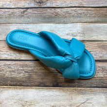 Women's Schutz Fairy Slide Sandal, Size 6 M - Blue