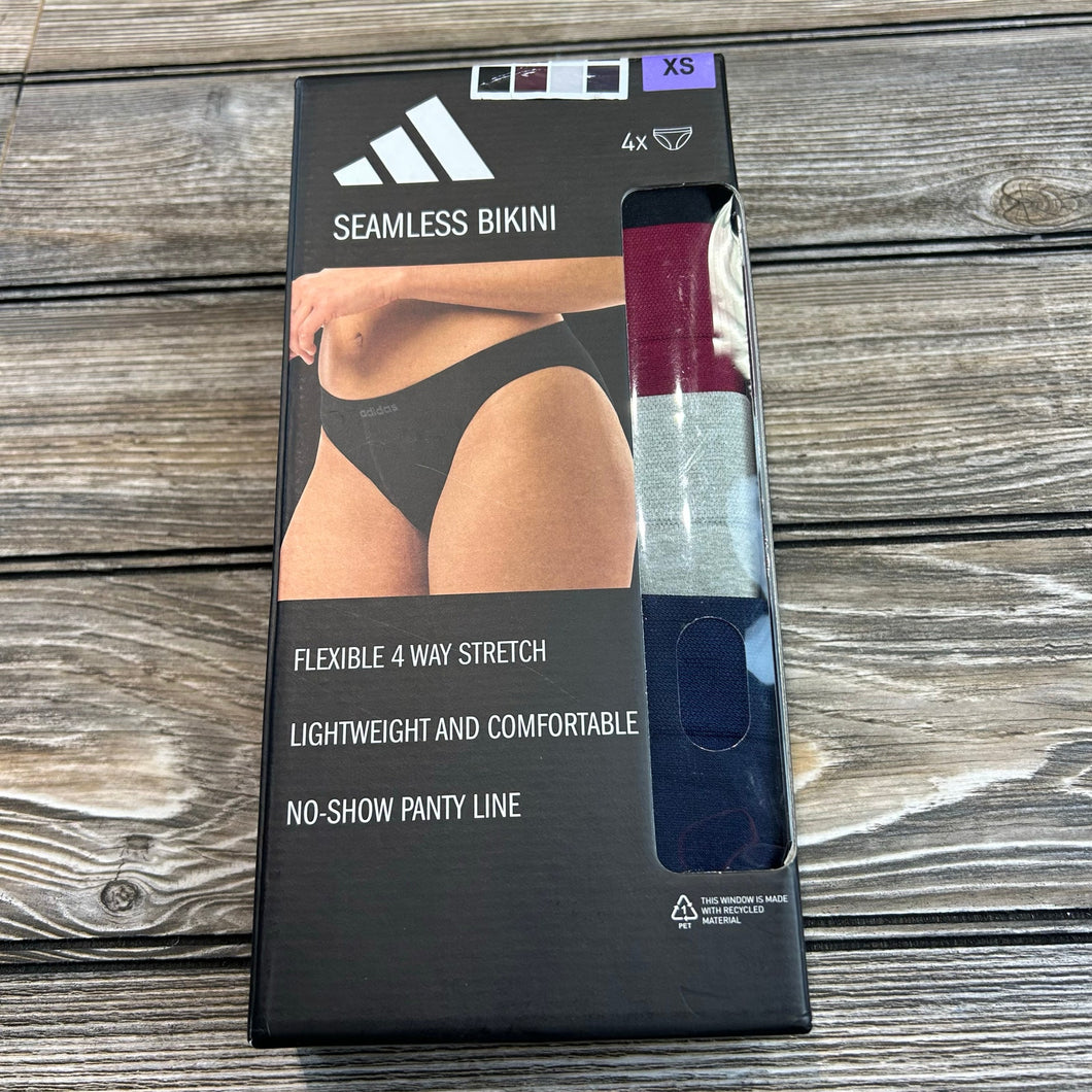 Adidas Ladies’ Seamless Bikini, 4-pack XS
