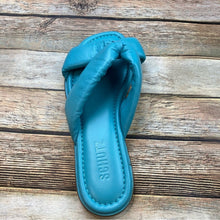 Women's Schutz Fairy Slide Sandal, Size 6 M - Blue