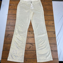 Juicy Couture Straight Leg Track Pants, Metallic Gold, Medium