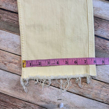 Mother Patch Pocket Private Ankle Fray , Sun Yellow, 26 NWOT
