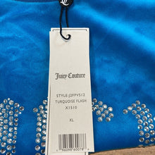 Juicy Couture Cropped Velour Logo Sweatshirt XL