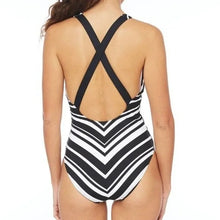 La Blanca Women's Plunge Mio One Piece Swimsuit, 10