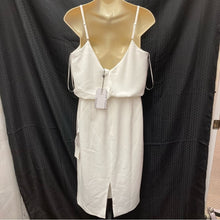 Dress the Population White Alondra Midi Dress - Medium