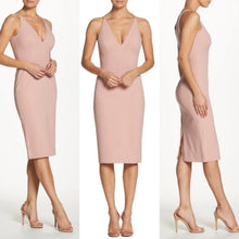 Dress the Population Lyla Crepe Cocktail Dress, Size Medium