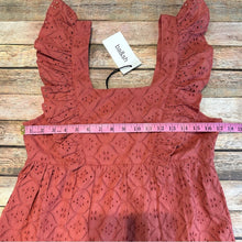 ba&sh Byrd Broderie Anglaise Midi Dress SIze 3 NEW