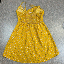 Gold Floral Sundress Size Small