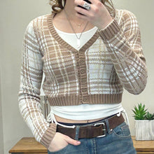 Hollister Preppy Crop Sweater Cardigan Medium