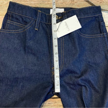 NWT Frame Le Italien Wide Leg Crop Jeans 24 blue dark rinse