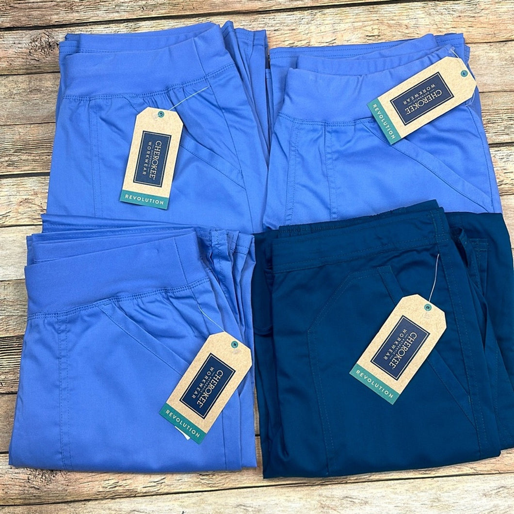 4 Pair Cherokee Scrub Pants XS NEW