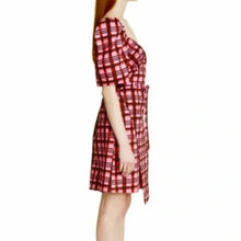 Baum und Pferdgarten Arvia Plaid Asymmetric Organic Cotton Dress Size 6