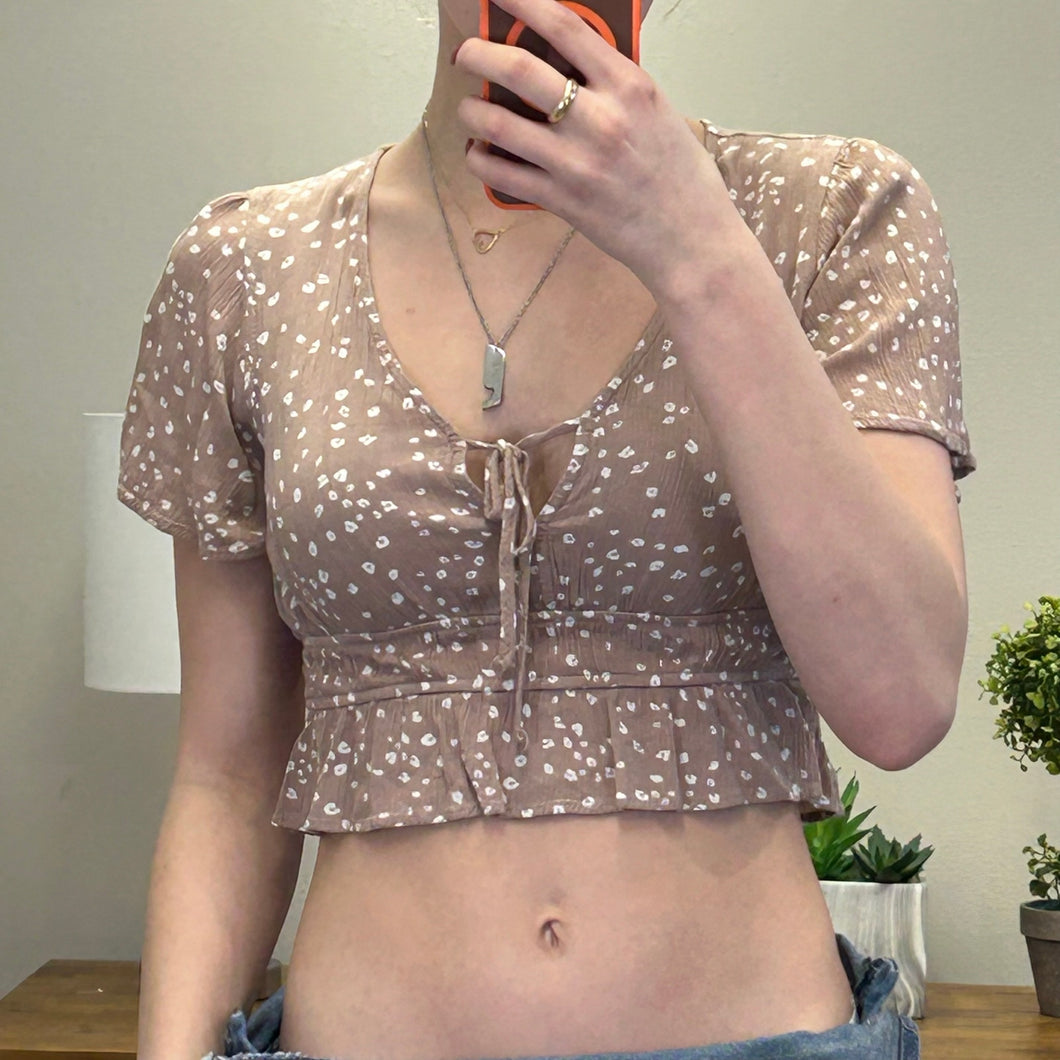 Flowy Medium Crop Top