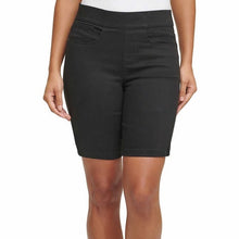 DKNY Jeans Bermuda Shorts Pull on Black Stretch, Small