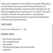 Pura Vida Mental Health Awareness Bracelet Pack