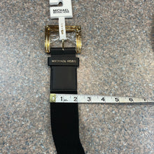Michael Kors Black Stretch Belt L/XL NEW