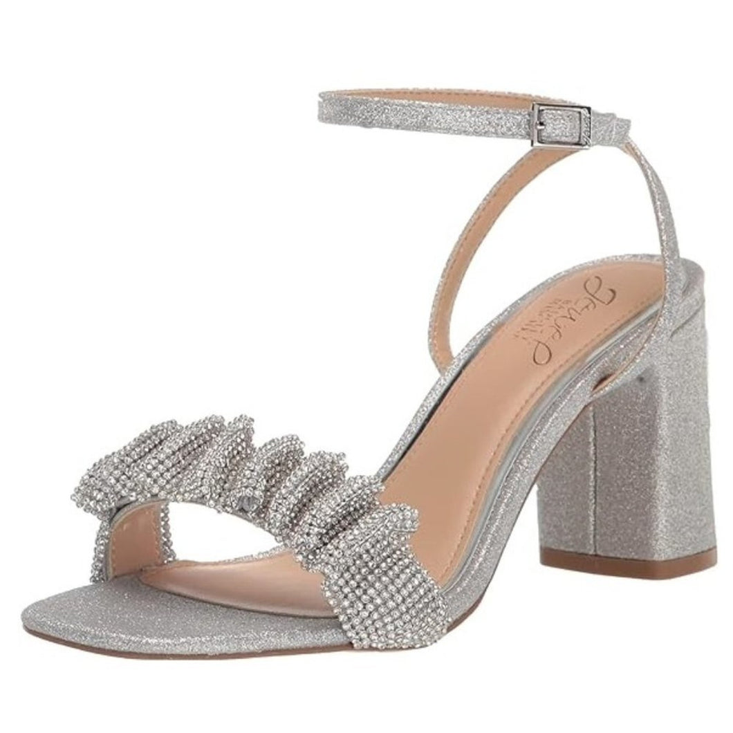 Jewel Badgley Mischka Rita Bejeweled Heel NWT