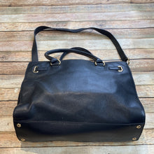 Michael Kors Black Leather Tote Bag