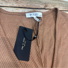 Rag & Bone The Bias Rib Midi Dress Knit Dress Camel NWT