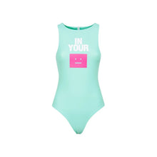 Acne studios swimsuit one piece let’s face it in mint green  NEW