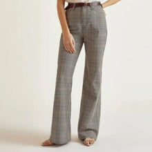 BLDWN High Rise Wide Plaid Pant Size 28 NEW