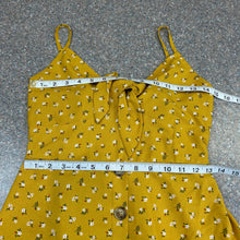 Gold Floral Sundress Size Small