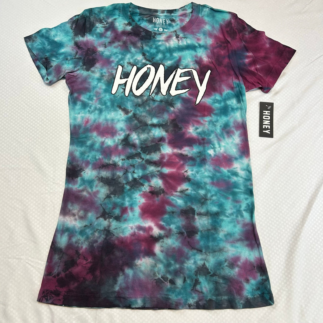 Honey Ladies Tie Dye Tee Large