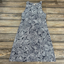 Athleta Santorini Navy Palm Printed Dress XS