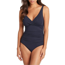 Sea Level Cross Front Swimsuit in Night Sky NWT, Size 4