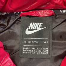 Nike Kids Polyfill Bomber Puffer Jacket 2T Hot Pink