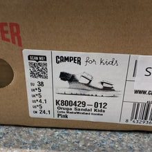 Camper Kids Slingback Flat Sandal NWT