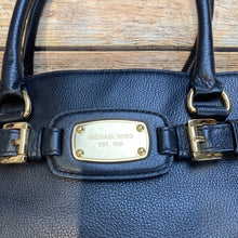 Michael Kors Black Leather Tote Bag