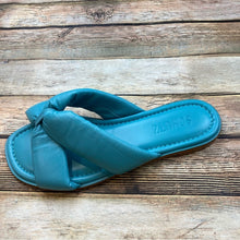 Women's Schutz Fairy Slide Sandal, Size 6 M - Blue