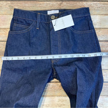 NWT Frame Le Italien Wide Leg Crop Jeans 24 blue dark rinse