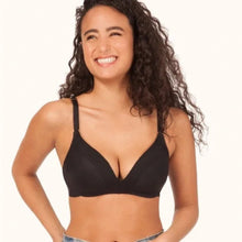 Lively Mesh Trim No Wire Bra Jet Black 32DDD