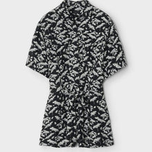 Rag & Bone Women's Black Surplus Floral Viscose Romper Classic Fit Romper