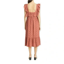ba&sh Byrd Broderie Anglaise Midi Dress SIze 3 NEW