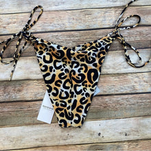 Women's Bond-Eye Yellow/Black/Gold Swimsuit Bottoms (with ties) Size: M