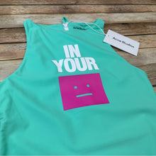 Acne studios swimsuit one piece let’s face it in mint green  NEW