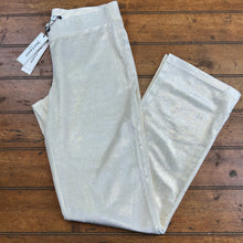 Juicy Couture Straight Leg Track Pants, Metallic Gold, Medium