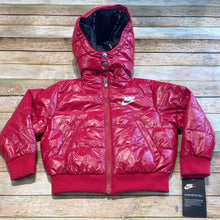 Nike Kids Polyfill Bomber Puffer Jacket 2T Hot Pink