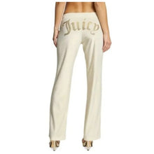 Juicy Couture Straight Leg Track Pants, Metallic Gold, Medium