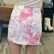 Tie Dye Mini Skirt Medium