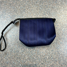 Navy Seatbelt Clutch Wristlet