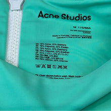 Acne studios swimsuit one piece let’s face it in mint green  NEW